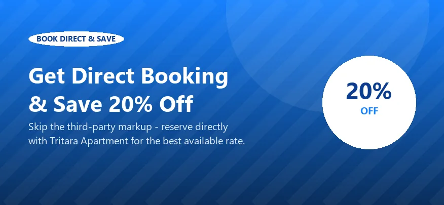 Book Direct & Save 20%